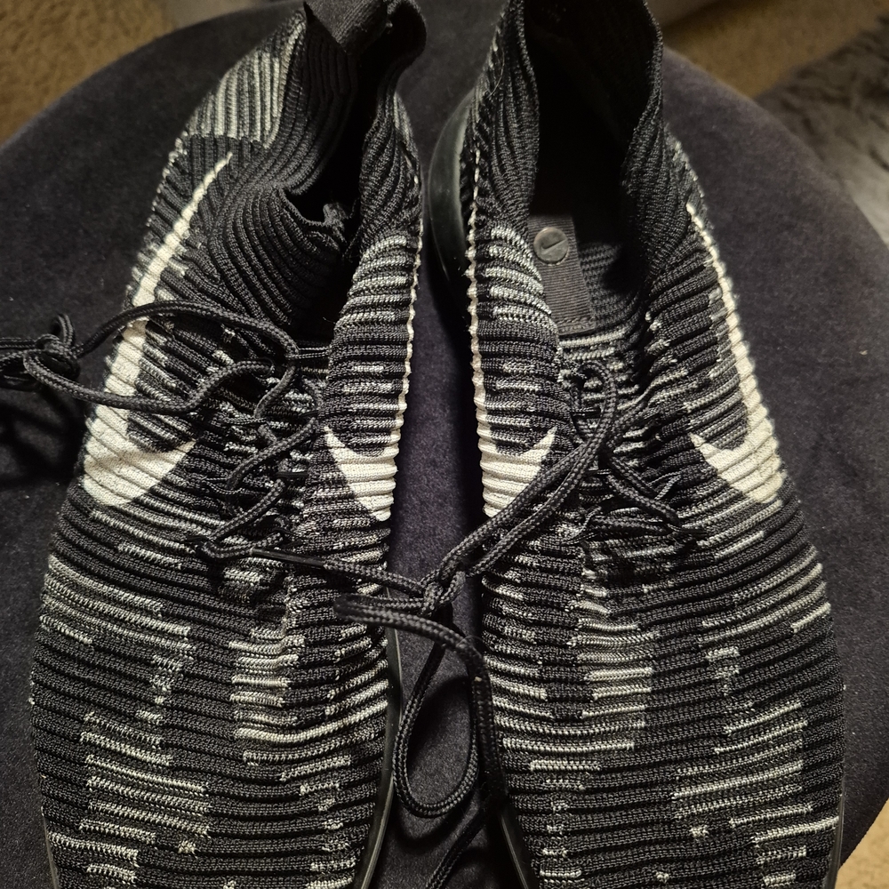 Nike Black and White Athletic Camo Shoes